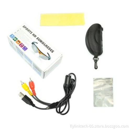 Mini Camera Sunglasses, 350mAh Lithium-ion Polymer Battery, HD Camera Lens, Records Video and Audio